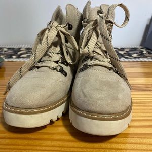 Sanoma Tan Combat Boots